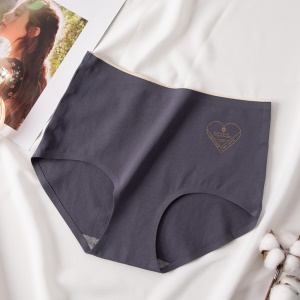 Culotte en coton femme taille haute ventre plat