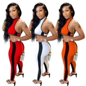 Combinaison moulante sexy sans manche
