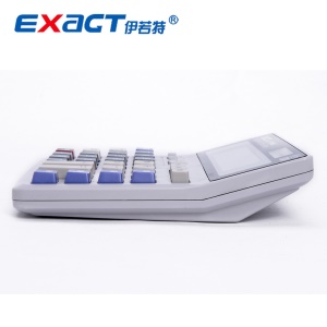 EXACT Calculatrice solaire à 12 chiffres grand écran