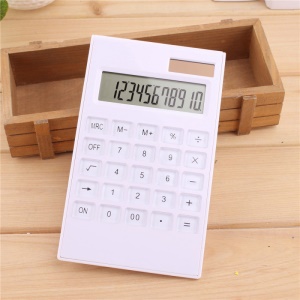 Calculatrice solaire à 12 chiffres double alimentation