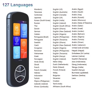 Traducteur intelligent vocal/photo Bluetooth