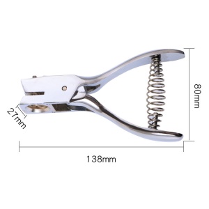 Pince de perforation pour matière en PVC trou elliptique