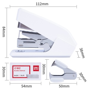 Deli agrafeuse mini lot de 3pcs (Agrafeuse + dégrafeuse + agrafes)