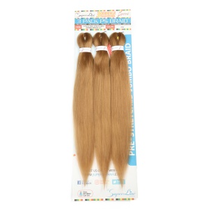 Extension de cheveux long blonde synthétique pour tresse 26 pouces
