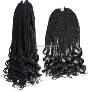 Cheveux  synthétiques tressés 18 pouces 22 tresses