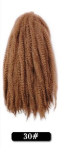 18 pouces mèches dreadlocks en fibre synthétique résistante à la chaleur
