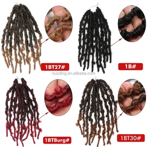Tresses pour femmes de 12pouces  aux cheveux bouclé  en fibre synthétique à basse température