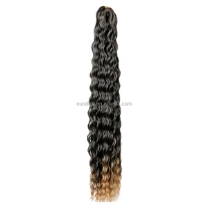 Mèches de cheveux synthétique ondulés 30 pouces