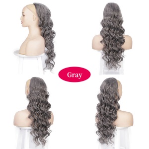 Mèches en fibre synthétique cheveux long ondulé 24 pouces