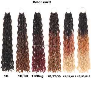 Cheveux  synthétique faux locs de 18 pouces