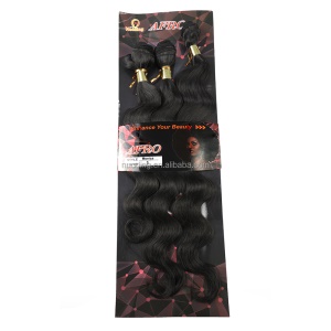 Extension de cheveux en fibre synthétique 20 pouces cheveux ondulés