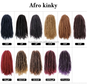 18 pouces mèches dreadlocks en fibre synthétique résistante à la chaleur