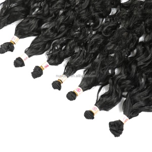 Extension de cheveux en fibre haute température cheveux bouclé