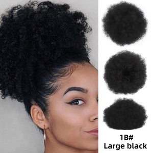 Postiche Chignon synthétique Afro pour femmes