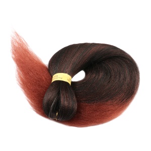 Extension de cheveux rouge doux synthétique pour tressage 26 pouces