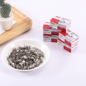 Punaise à tête plate en métal lot de 80pcs/boîte