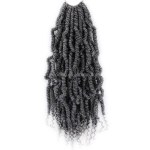 Extension de cheveux 14/18 pouces dreadlocks en fibre synthétique de basse température