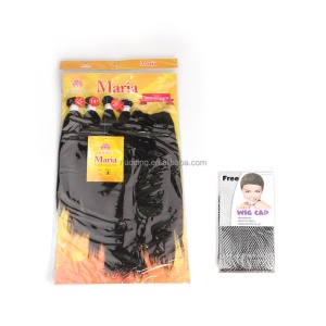 Extension de cheveux lot de 6 pièces cheveux noir longs et raides avec fermeture en dentelle 4 longueurs differentes