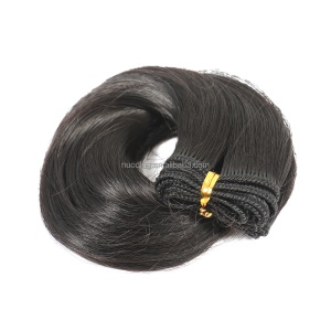Extension de cheveux ondulé en gros volum cheveux longs 14 pouces