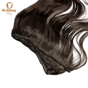 Extension de cheveux synthétique noir long bouclé 22 pouces lisse et doux
