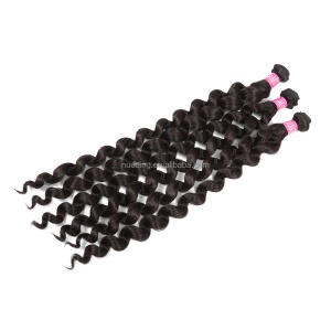 Extension de cheveux en fibre de haute température lot de 8 pièces Deep Wave 18 pouces cheveux lisses