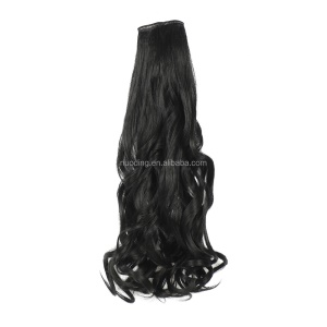 Extensions capillaires synthétiques 16-24 pouces  cheveux bouclés