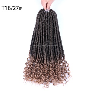 Extensions de cheveux  synthétique pour femme 20 pouces faux locs