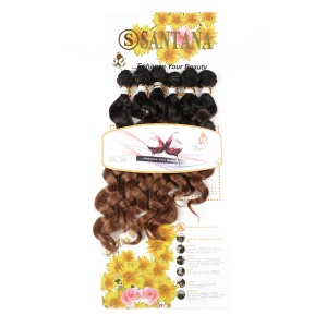 Extension de cheveux en fibre haute température cheveux bouclés 20 pouces