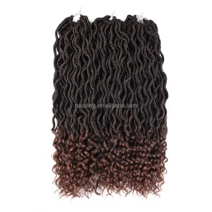 Perruque synthétique pour femme 20 pouces  cheveux bouclés