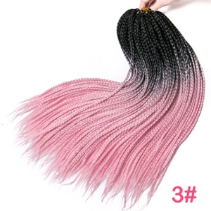 Mèche tresse 24 pouces cheveux longs raide fibre de haute température