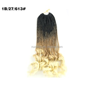 Cheveux  synthétiques tressés 18 pouces 22 tresses