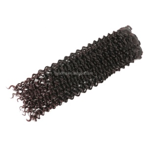 Extension de cheveux bouclé en fibre résistant à la chaleur 16 pouces