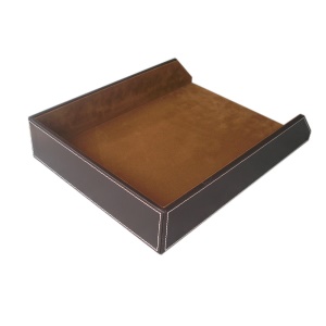 Support de dossiers monocouche en cuir artificiel 370 * 275 * 35mm