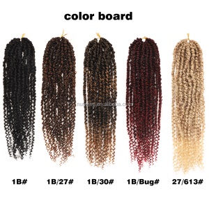 Extensions de cheveux crochet en fibre synthétique 22 pouces