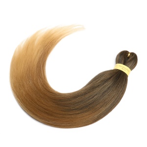 Extension de cheveux noir-marron doux synthétique pour tressage 26 pouces