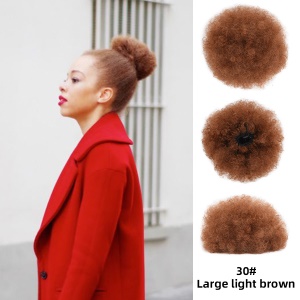 Postiche Chignon synthétique Afro pour femmes