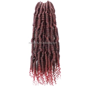 Extension de cheveux 14/18 pouces dreadlocks en fibre synthétique de basse température