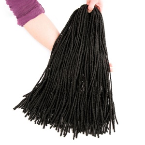 Mèches pour femme cheveux noir 18 pouces