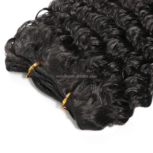 Mèche en fibre synthétique 16 pouces cheveux longs bouclés Deep Wave