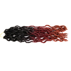 Extensions de cheveux faux locs synthétique 18 pouces