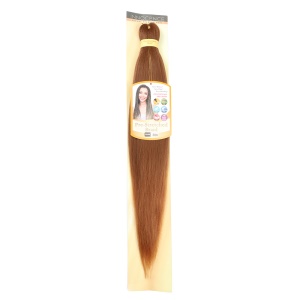 Extension de cheveux marron doux synthétique pour tressage 26 pouces
