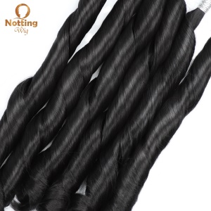 Extension de cheveux 16 pouces cheveux ondulés Body Wave