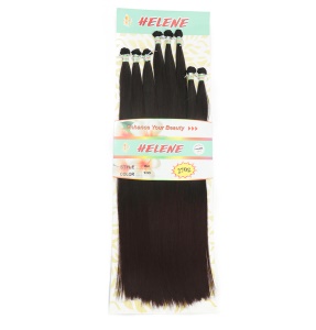Perruque de 28 pouces aux cheveux raides en fibre synthétiques pour femmes