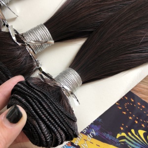 Extension de cheveux en fibre de haute température lot de 3pcs cheveux longs 18 pouces lisse et doux