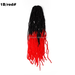Extensions de cheveux synthétiques 24 brins/paquet 18 pouces