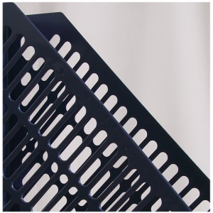 Classeur magazine papiers A4 de bureau en plastique noir 246 * 80 * 113 mm