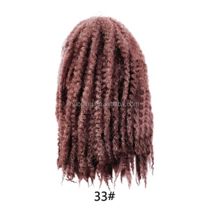 18 pouces mèches dreadlocks en fibre synthétique résistante à la chaleur