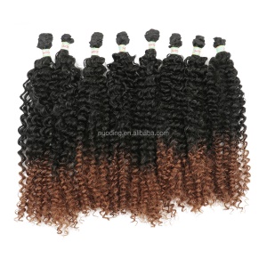 Mèches frisés *8  en fibre synthétique  16 pouces