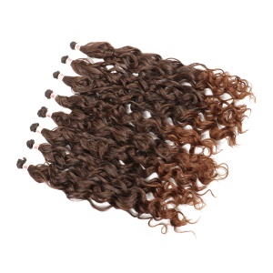 Extension de cheveux en fibre haute température cheveux bouclé