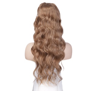 Mèches en fibre synthétique cheveux long ondulé 24 pouces